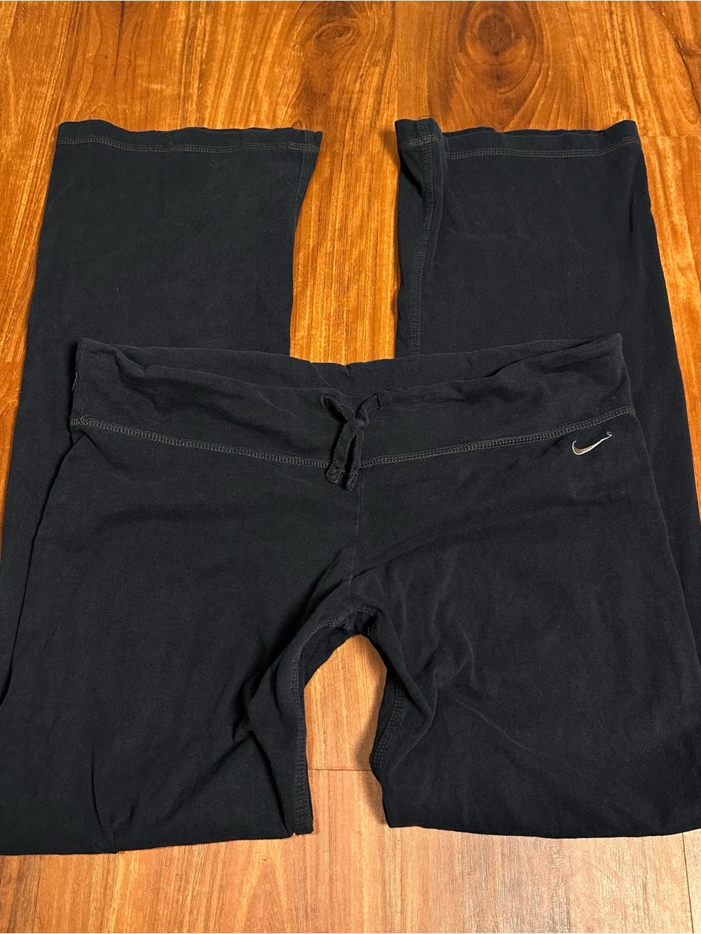 Y2K Nike Black Womans Drawstring Jogger Pants